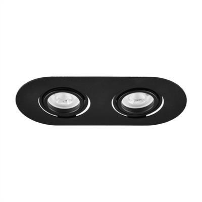 Moda Aydınlatma Sıva Altı İkili Led Spot Siyah MD-D 2047-02