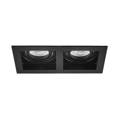 Moda Aydınlatma Sıva Altı İkili Led Spot Siyah MD-D 2133-02