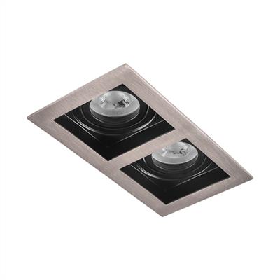 Moda Aydınlatma Sıva Altı İkili Led Spot Siyah Saten Siyah MD-D 2136-66