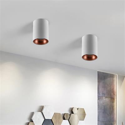 Moda Aydınlatma Sıva Üstü Led Spot Beyaz Bakır MD-S 3077-34