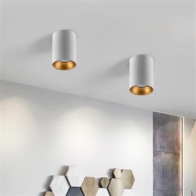 Moda Aydınlatma Sıva Üstü Led Spot Beyaz Gold MD-S 3076-33