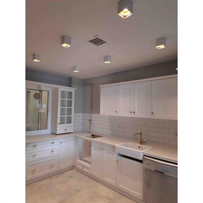 Moda Aydınlatma Sıva Üstü Led Spot Beyaz Gold MD-S 3142-33