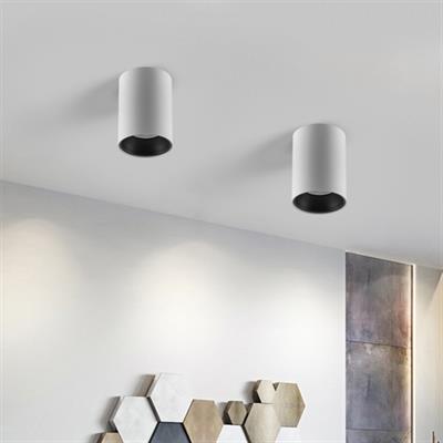 Moda Aydınlatma Sıva Üstü Led Spot Beyaz Siyah MD-S 3073-03
