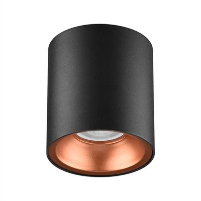 Moda Aydınlatma Sıva Üstü Led Spot Siyah Bakır MD-S 3080-20