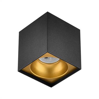 Moda Aydınlatma Sıva Üstü Led Spot Siyah Gold MD-S 3101-21