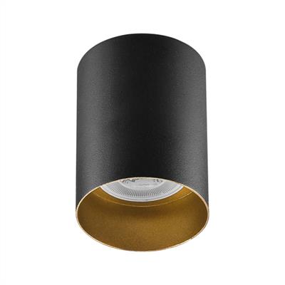 Moda Aydınlatma Sıva Üstü Led Spot Siyah Gold MD-S 3113-21