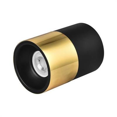 Moda Aydınlatma Sıva Üstü Led Spot Siyah Gold MD-S 3130-21