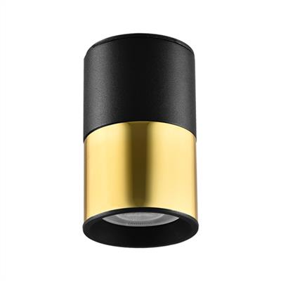 Moda Aydınlatma Sıva Üstü Led Spot Siyah Gold MD-S 3136-21