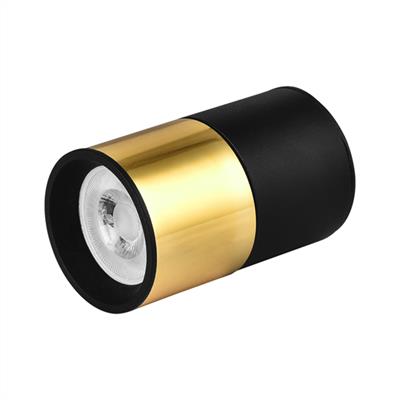 Moda Aydınlatma Sıva Üstü Led Spot Siyah Gold MD-S 3136-21