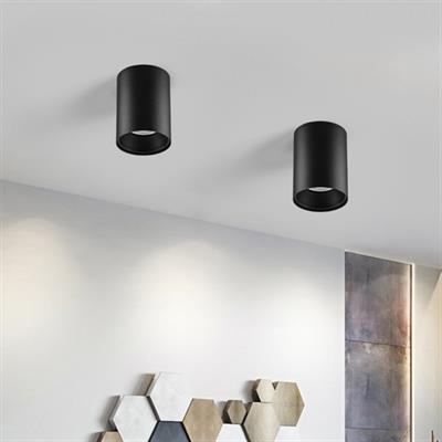 Moda Aydınlatma Sıva Üstü Led Spot Siyah MD-S 3072-02