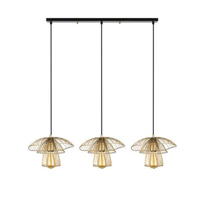 Moda Aydınlatma 3lü Dekoratif Sarkıt Armatür Gold MD-S 4427-07