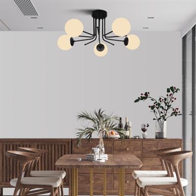 Moda Aydınlatma Dekoratif Sarkıt Armatür Siyah MD-S 4443-02