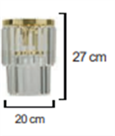 Moda Aydınlatma E-14 Duylu Dekoratif Duvar Aplik MD-A 5100