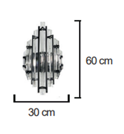Moda Aydınlatma E-14 Duylu Dekoratif Duvar Aplik MD-A 5094