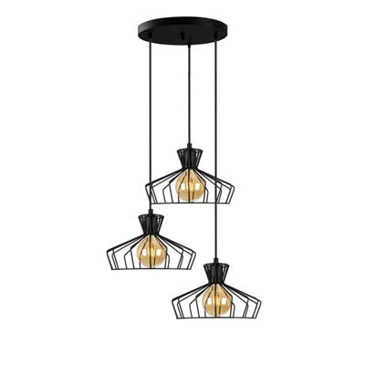 Moda Aydınlatma E-27 Duylu 3lü Dekoratif Sarkıt Armatür MD-S 4382-02