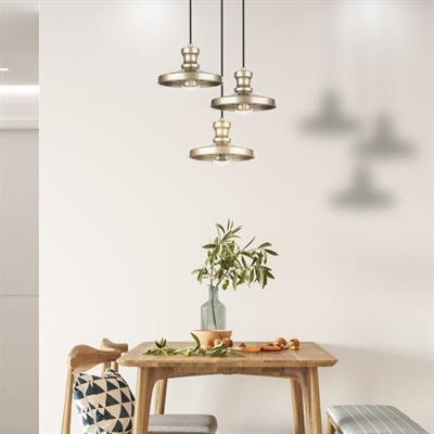 Moda Aydınlatma E-27 Duylu 3lü Dekoratif Sarkıt Armatür MD-S 4311-07