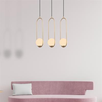 Moda Aydınlatma E-27 Duylu 3lü Dekoratif Sarkıt Armatür MD-S 4242-23