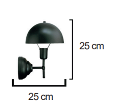 Moda Aydınlatma E-27 Duylu Dekoratif Duvar Aplik MD-A 5033-02-08