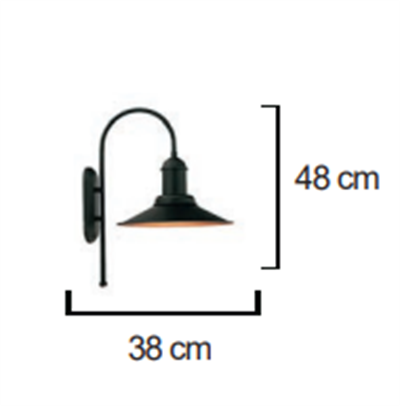 Moda Aydınlatma E-27 Duylu Dekoratif Duvar Aplik MD-A 5015-02