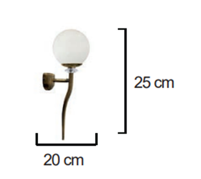 Moda Aydınlatma E-27 Duylu Dekoratif Duvar Aplik MD-A 5039-08