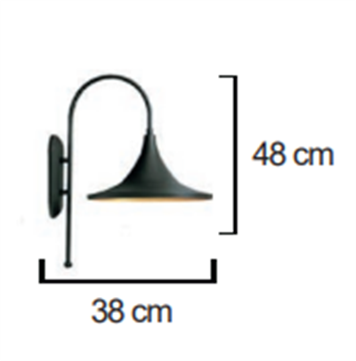 Moda Aydınlatma E-27 Duylu Dekoratif Duvar Aplik MD-A 5012-01-02