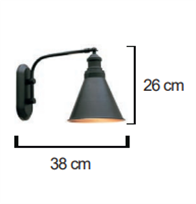 Moda Aydınlatma E-27 Duylu Dekoratif Duvar Aplik MD-A 5008-01-02