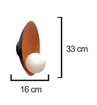 Moda Aydınlatma E-27 Duylu Dekoratif Duvar Aplik MD-A 5028