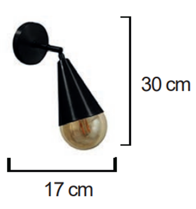 Moda Aydınlatma E-27 Duylu Dekoratif Duvar Aplik MD-A 5002-02-08