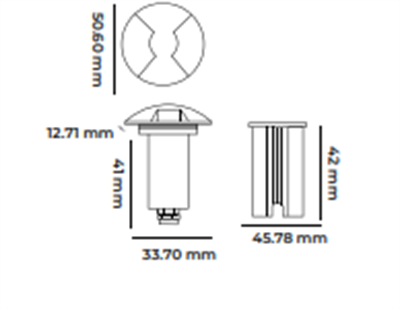 Molled 12 Volt 1W Ledli Merdiven Armatürü MOL9026