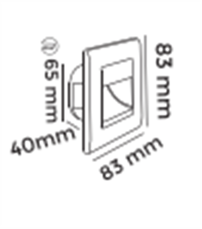 Molled 1W Ledli Radar Sensörlü Merdiven Armatürü MOL9014