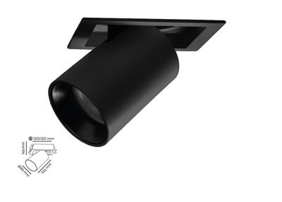 Molled 20W&30W Sıva Altı Kare Hareketli Led Spot Armatür MOL5014