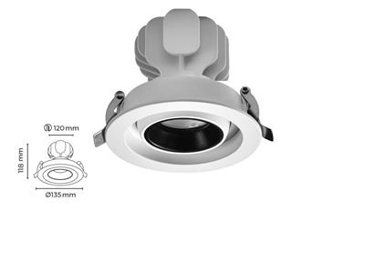Molled 20W&30W Sıva Altı Led Spot Armatür MOL5022