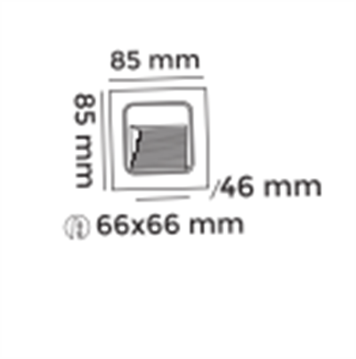 Molled 3W Ledli Merdiven Armatürü MOL9001