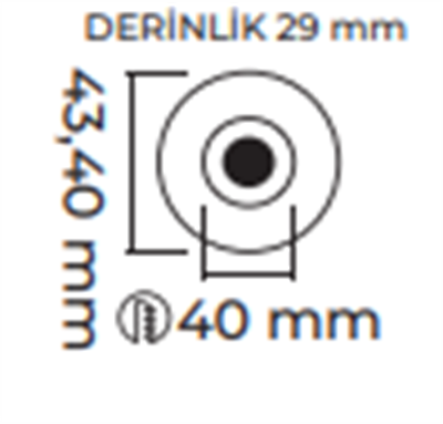 Molled 3W Ledli Sıva Altı Mini Spot MOL7007