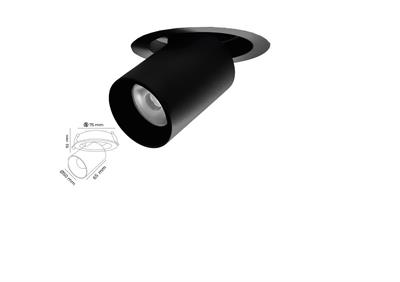 Molled 8W&12W Sıva Altı Hareketli Led Spot Armatür MOL5011