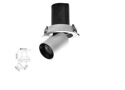 Molled 8W&12W Sıva Altı Hareketli Led Spot Armatür MOL5011