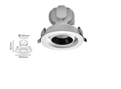 Molled 8W&12W Sıva Altı Led Spot Armatür MOL5020