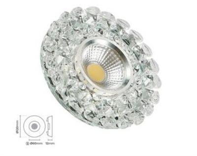 Molled Gu-10 Duylu Sıva Altı Kristal Mini Spot Armatür MOL543