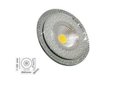 Molled Gu-10 Duylu Sıva Altı Kristal Mini Spot Armatür MOL574