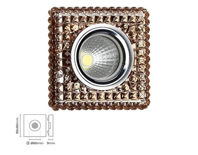 Molled Gu-10 Duylu Sıva Altı Kristal Mini Spot Armatür MOL539