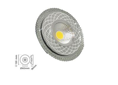 Molled Gu-10 Duylu Sıva Altı Kristal Mini Spot Armatür MOL573