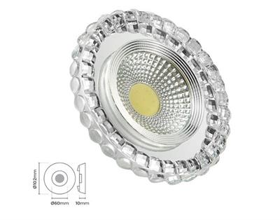 Molled Gu-10 Duylu Sıva Altı Kristal Mini Spot Armatür MOL547