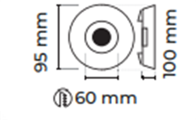 Molled Gu-10 Duylu Sıva Altı Kristal Mini Spot Armatür MOL579