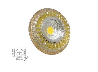 Molled Gu-10 Duylu Sıva Altı Kristal Mini Spot Armatür MOL570