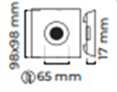 Molled Gu-10 Duylu Sıva Altı Mini Spot Armatür MOL4011