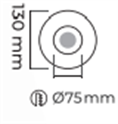 Molled Gu-10 Duylu Sıva Altı Mini Spot Armatür MOL3022