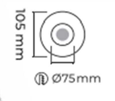 Molled Gu-10 Duylu Sıva Altı Mini Spot Armatür MOL3010
