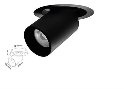 Molled 20W&30W Sıva Altı Hareketli Led Spot Armatür MOL5012