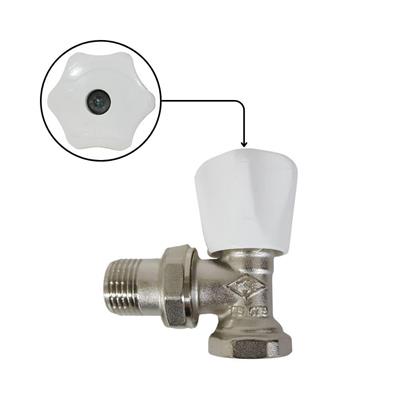 1/2 KÖŞE RADYATÖR VANASI HAFİF TİP KALDE 3391-REL-0B0010