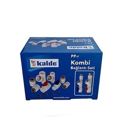 8 Lİ KOMBİ BAĞLANTI SETİ DİRSEKLİ KALDE 3262-KME-100008